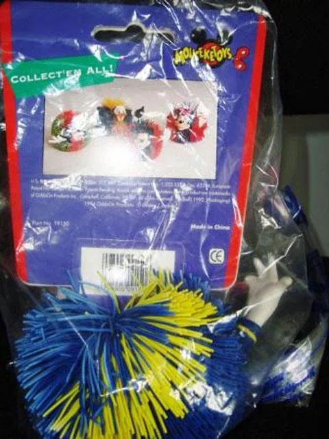 Anatra di plastica con corpo soffice – Personaggi da collezione Disney (Koosh - Mouseketoys)
