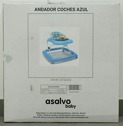 Baby walker «ANDADOR COCHES AZUL» — foto 3 dell'alert A12/02061/23