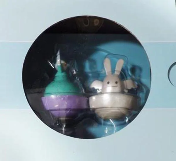 Carillon di legno «Ange Lapin - Bleu Ciel ("Angel Bunny - Light blue")» (Trousselier / Saeko)