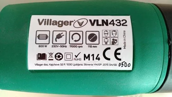 Smerigliatrice angolare «Angle Grinder» — foto 3 dell'alert A12/0005/17