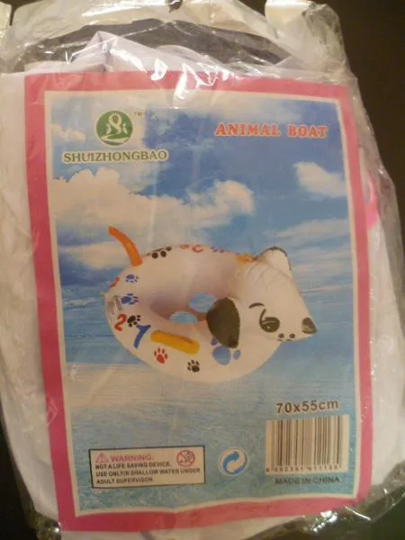 Sedili gonfiabili da bagno «Animal BOAT» (SHUIZHONGBAO)