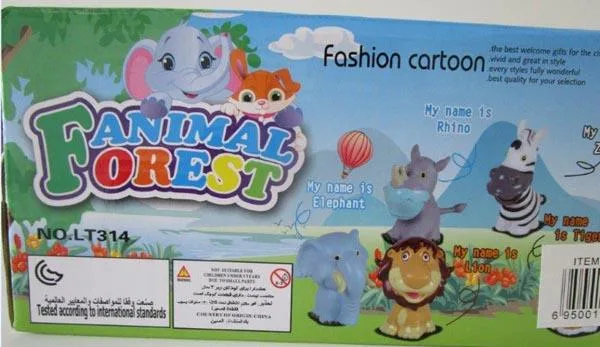 Giocattoli di plastica degli animali (giocattolo di spremere) «Animal Forest» — foto 2 dell'alert A12/1144/17