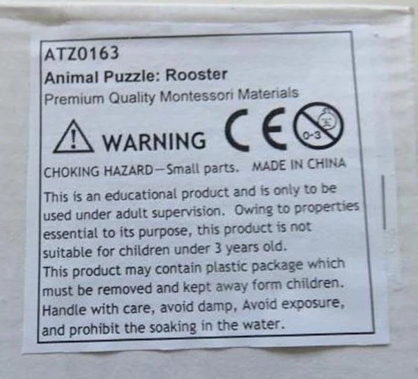 Puzzle per bambini «Animal Puzzle: Rooster and Ladybug» — foto 4 dell'alert A12/0741/17