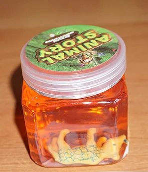 Melma del giocattolo «Animal Story Crystal Animal Slime»