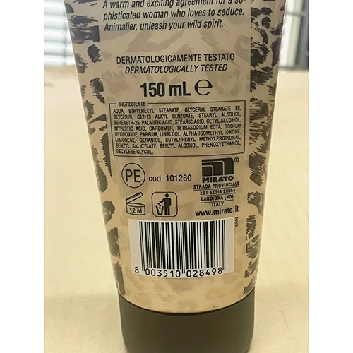 Crema per il corpo «Animalier» — foto 3 dell'alert A12/01724/24