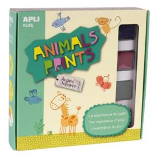 Kit di disegno «Animals Prints collection Angels Navarro» (APLI kids)