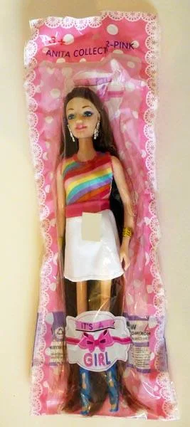 Bambola di plastica «ANITA COLLECTOR – PINK / IT´S A  GIRL» (Unknown)