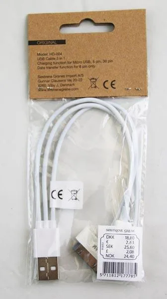 Cavo USB «Anna &amp; Claras USB charger» — foto 2 dell'alert A12/0855/16