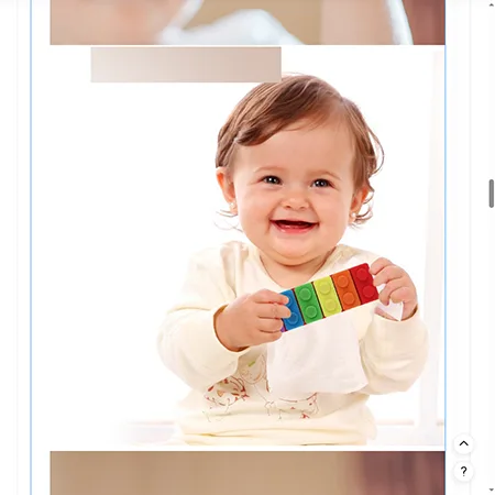 Teether «Anneau de dentition pour bébé, accessoires de soins dentaires, jouet à mâcher po» — foto 5 dell'alert SR/04159/25