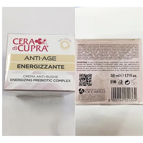 Crema viso «Anti-Age Energizzante» (CERA DI CUPRA)