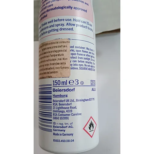 Deodorante «anti-perspirant - dry Confidence plus» (Nivea)