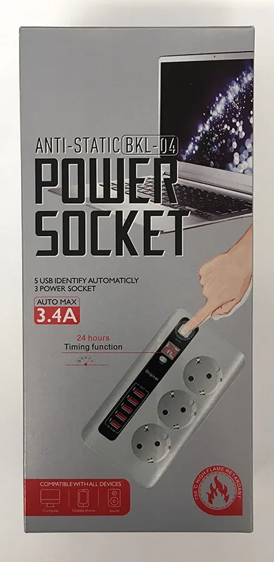 Cavo di estensione di rete «Anti-static Power Socket» — foto 3 dell'alert A12/01129/20