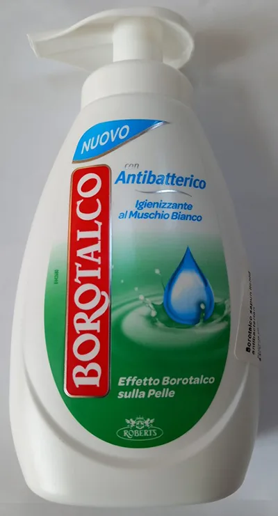 Sapone liquido «Antibacterial soap» (BOROTALCO)