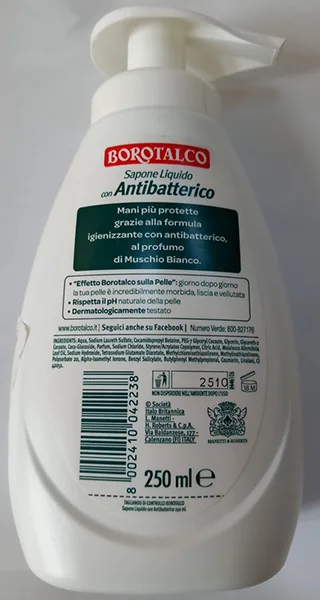 Sapone liquido «Antibacterial soap» — foto 2 dell'alert A12/00660/23