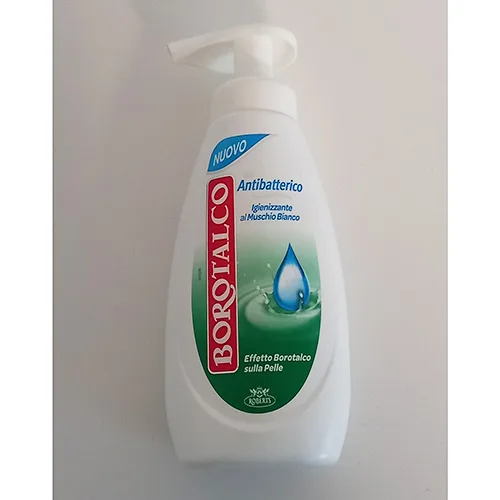 Sapone liquido «Antibatterico Igienizzante al Muschio Bianco» (BOROTALCO)
