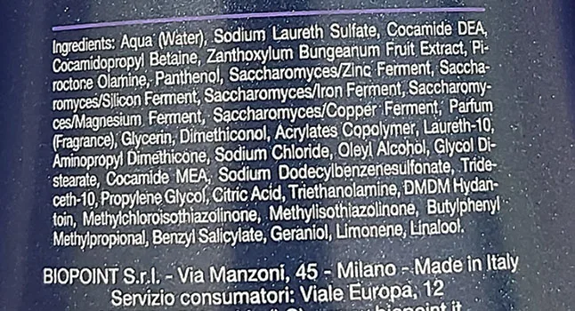 Shampoo e balsamo «Antiforfora» (Biopoint)