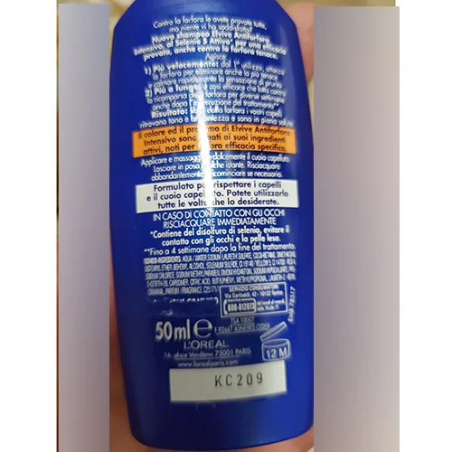 Shampoo «Antiforfora intensivo shampoo trattante» (Elvive by L'OREAL PARIS)
