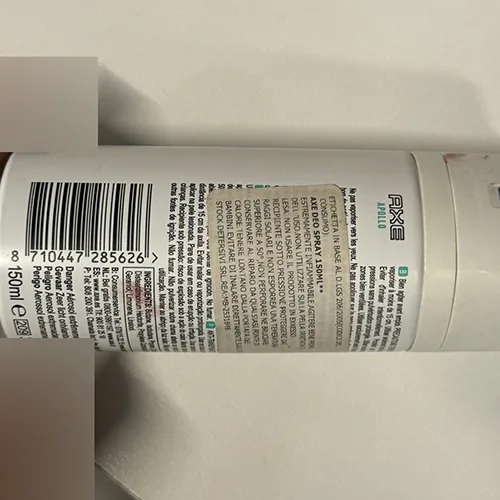 Deodorante «Apollo» — foto 2 dell'alert SR/02573/25