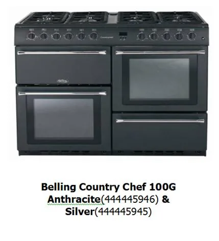 Apparecchi a gas – NUOVO MONDO &amp; BELLING Grill &amp; Cooker a gas – GLEN Dimplex. Leisure ALTA &amp; Flavel Gas Grill and Cooker – BEKO PLC — foto 2 dell'alert 0354/09