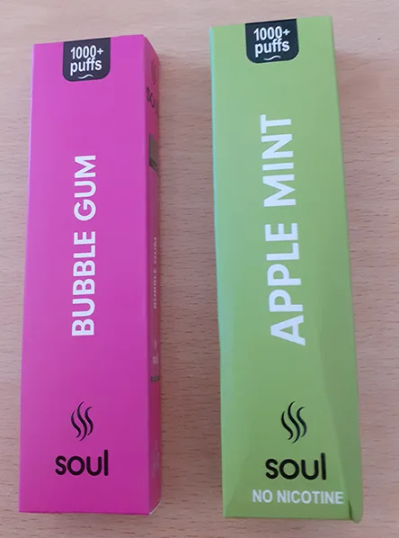 Sigaretta elettronica usa e getta «Apple mint and Bubble gum» — foto 1 dell'alert A12/00575/22