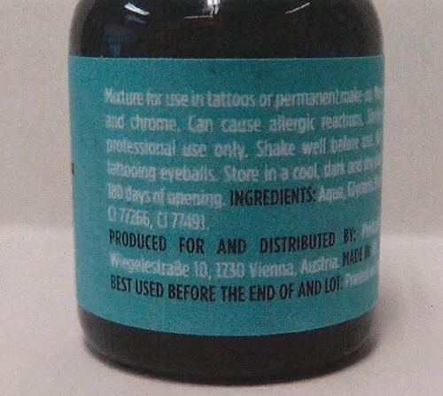 Prodotto per tatuaggi «AQUA COLLECTION BLACK SEA 0.34 fl.oz (10 mL)» — foto 2 dell'alert SR/02429/26
