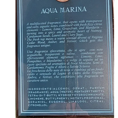 Eau de toilette «Aqua Marina» — foto 2 dell'alert SR/01430/25