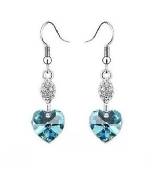 Orecchini «Aquamarine sky blue - Swarovski crystals» — foto 1 dell'alert A12/1145/18