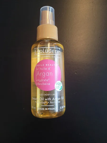 Olio cosmetico «Argan face body hair oil» — foto 1 dell'alert A12/00164/23