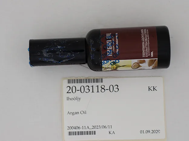 Olio per pelle e capelli «Argan Oil» — foto 1 dell'alert A12/01556/20
