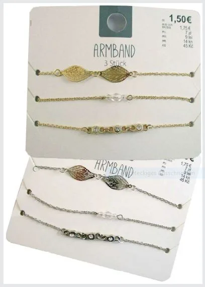Braccialetti «Armband 3 Stück» (Tedi)