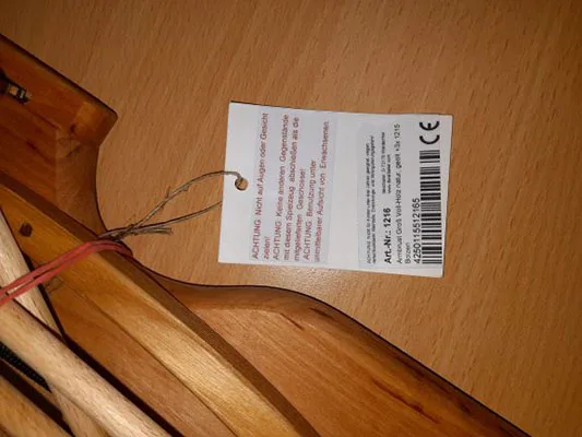 Balestra giocattolo «Armbrust groß Vollholz natur, geölt» — foto 3 dell'alert A12/02764/23