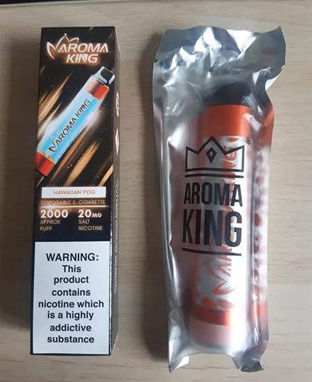 Sigaretta elettronica usa e getta «Aroma King 2000 puffs 20 mg salt nicotine» — foto 1 dell'alert A12/00604/22