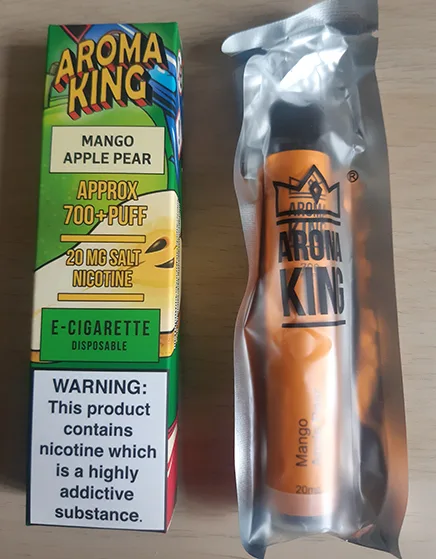 Sigaretta elettronica usa e getta «Aroma King 700+puff 20 mg salt nicotine» — foto 1 dell'alert A12/00602/22