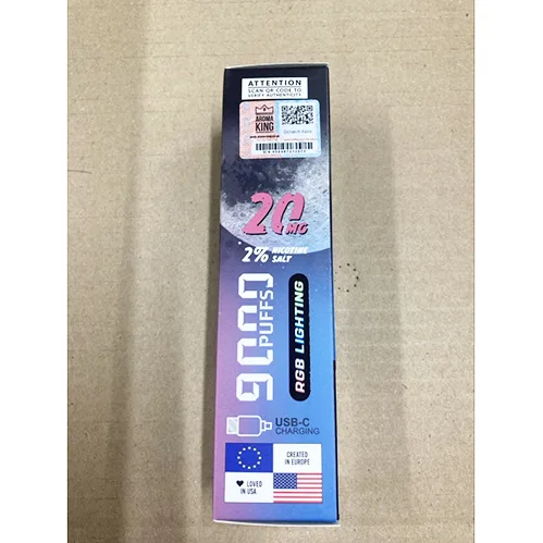 Sigaretta elettronica monouso «AROMA KING, 9000 PUFFS» — foto 2 dell'alert A12/01884/24