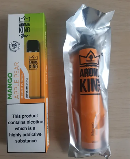 Sigaretta elettronica usa e getta «Aroma King Bar 600 puffs» — foto 1 dell'alert A12/00605/22