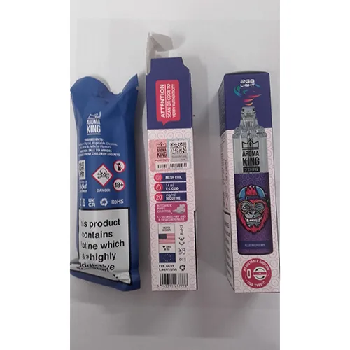 Sigaretta elettronica usa e getta «AROMA KING TORNADO 7000, BLUE RASPBERRY» — foto 2 dell'alert A12/00299/24