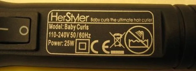 Arricciacapelli elettrici "Baby Curls" & #13; & #13; — foto 2 dell'alert 1033/11