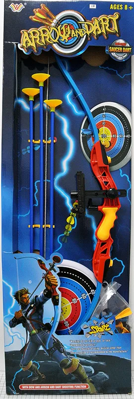 Arco giocattolo e freccia impostata «ARROW AND DART»