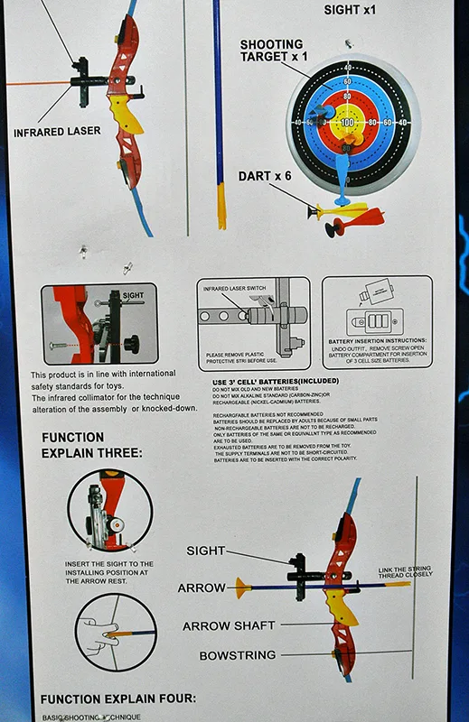 Arco giocattolo e freccia impostata «ARROW AND DART» — foto 6 dell'alert A12/01356/20