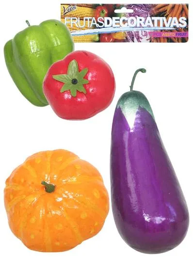 Articoli decorativi – Frutas Decorativas – melanzane e peperoni decorativi (Vital)