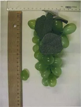 Articoli decorativi – Uva artificiale (verde e nero) (J.A. Woll)