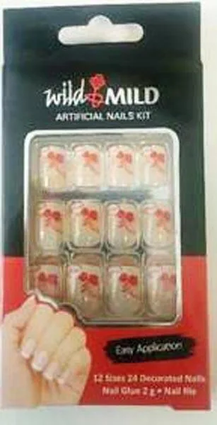 Chiodi falsi incastonati con colla «Artificial nail kit» — foto 1 dell'alert A11/0095/17