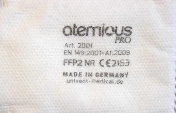 Maschera filtro particella «atemious pro» — foto 3 dell'alert A12/01064/21