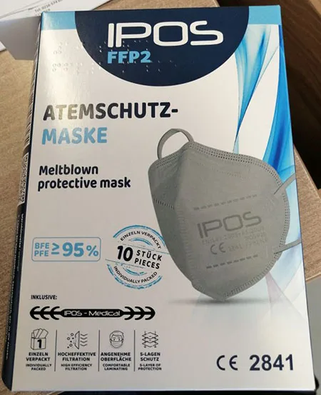 Maschera filtro antiparticolato «Atemschutz-maske, Meltblown protective mask» — foto 5 dell'alert A12/01772/22