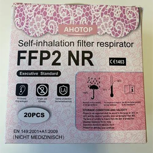 Maschera filtro antiparticolato «Atemschutzmaske FFP2 NR» (AHOTOP LCLEADER)