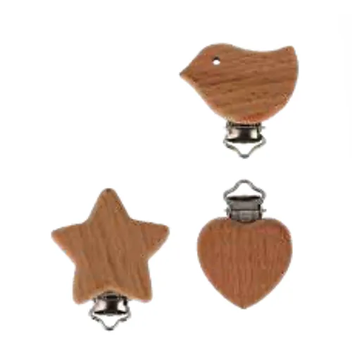 Portasucchietto «Attache tétine en bois» (Bohin France)