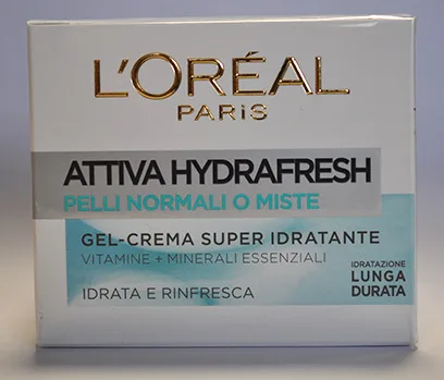 Crema viso «Attiva Hydrafresh Pelli normali o miste» (L'OREAL PARIS)