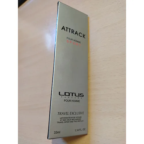 Profumo «Attrack Pour Homme SPORT, Travel Exclusive» (Lotus)