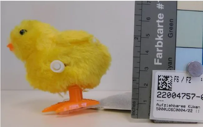 Giocattolo di plastica «Aufziehbares Küken» (TEDI GmbH &amp; Co KG)
