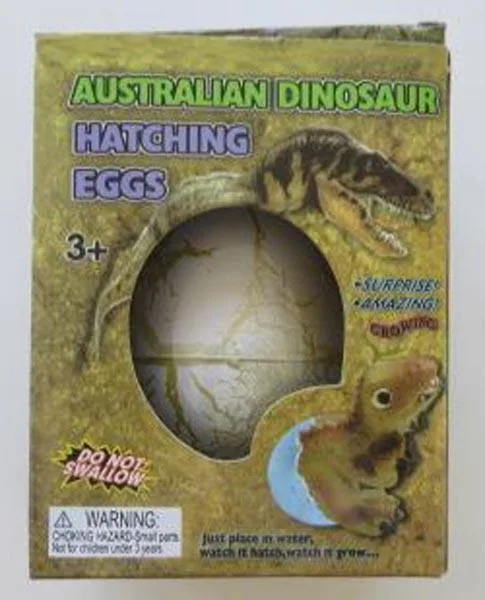 Giocattoli espandibili «Australian Dinosaur - Hatching Eggs» — foto 3 dell'alert A12/1419/16